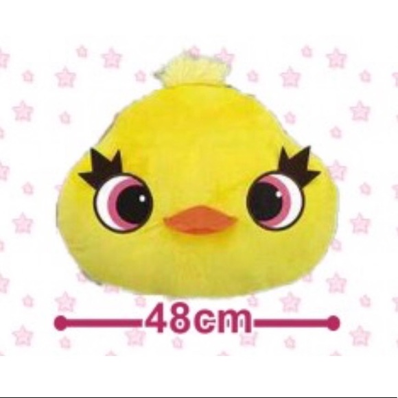 Disney Toy Story 4 Ducky Face Plush Cushion - Picture 5 of 5